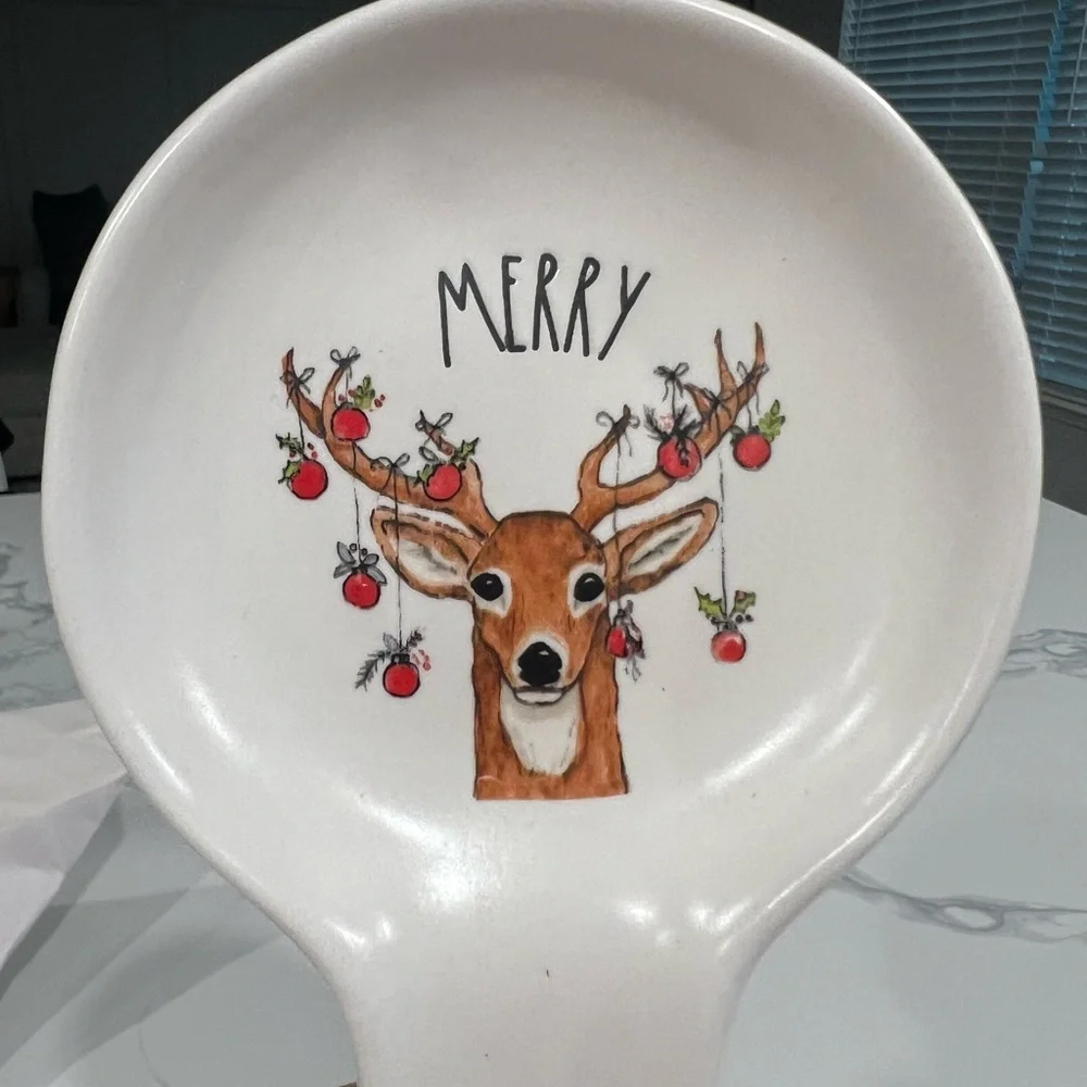 Cute Rae Dunn 🎄Spoon Rest